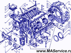 Ремонт двигателя МАЗ 5433 (ЯМЗ-236БЕ), Ремонт двигателя МАЗ седельный тягач МАЗ-543302 с двигателем ЯМЗ-236 ( ЯМЗ-236БЕ )