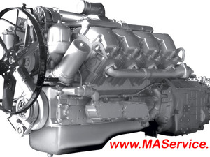 Ремонт двигателя МАЗ 5440 модель двигателя ЯМЗ-7511, Ремонт двигателя МАЗ седельный тягач МАЗ-5440 с двигателем ЯМЗ-7511