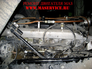 Ремонт двигателя МАЗ 5440 c двигателем ЯМЗ-650