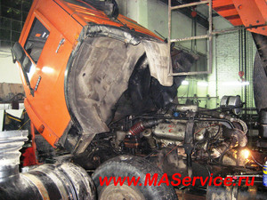 Переоборудование (установка ЯМЗ) двигателя КамАЗ на ЯМЗ-236 "турбо" (ЯМЗ236) 230 л.с.