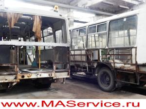 Ремонт кузова автобуса ПАЗ (кузовной ремонт автобуса ПАЗ)